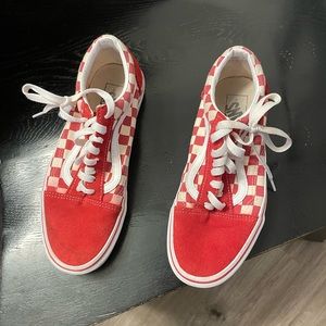 red checkered vans